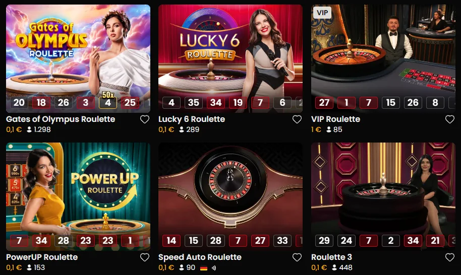 Roulette Cosmo Casino